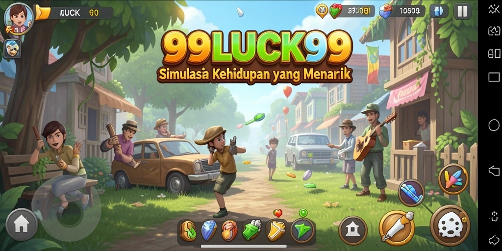 Gameplay menarik pengunjung dalam 99LUCK99.