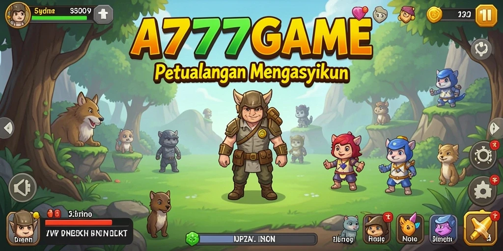 Screenshot A777GAME menampilkan aksi gameplay Idle yang menawan.