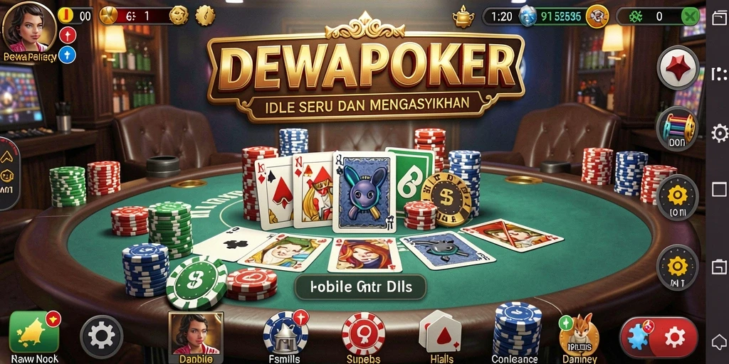 Tampilan menarik dengan gameplay santai DEWAPOKER.