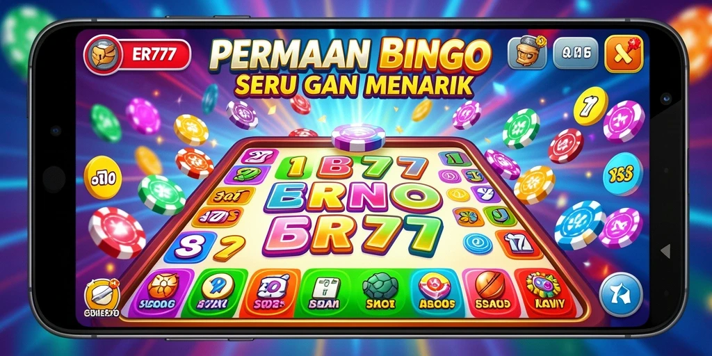 Tampilan menarik gameplay Bingo di ER777 dengan suasana yang menyenangkan.