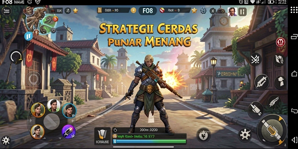 Tampilan gameplay menarik FO8 dengan strategi mendalam.