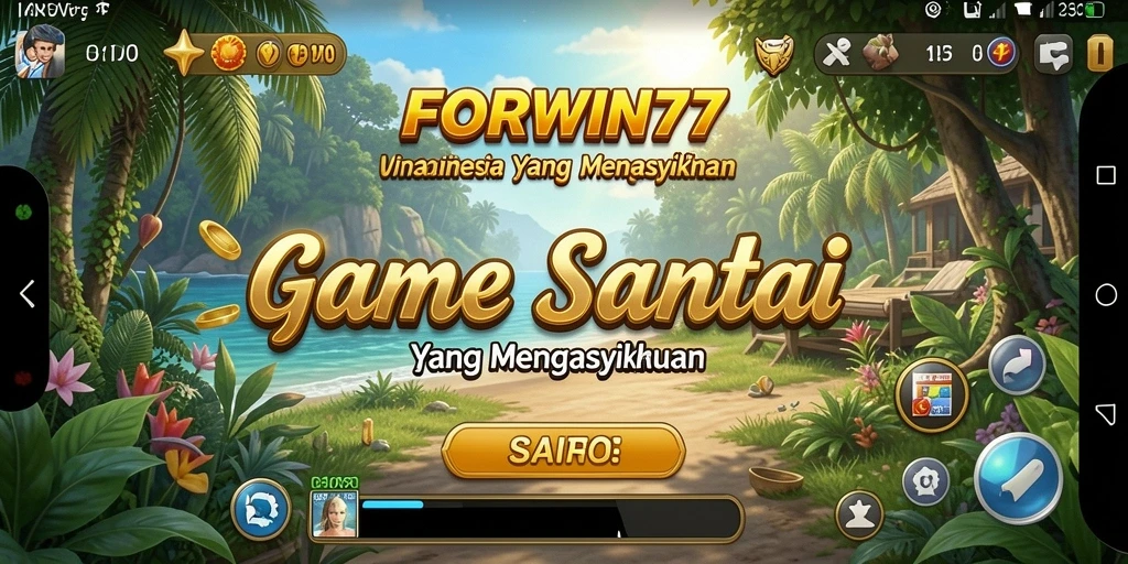 Tampilan gameplay seru dari FORWIN77 yang mengasyikkan.