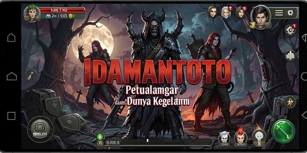 Tampilan gameplay menegangkan dari IDAMANTOTO yang penuh ketegangan.