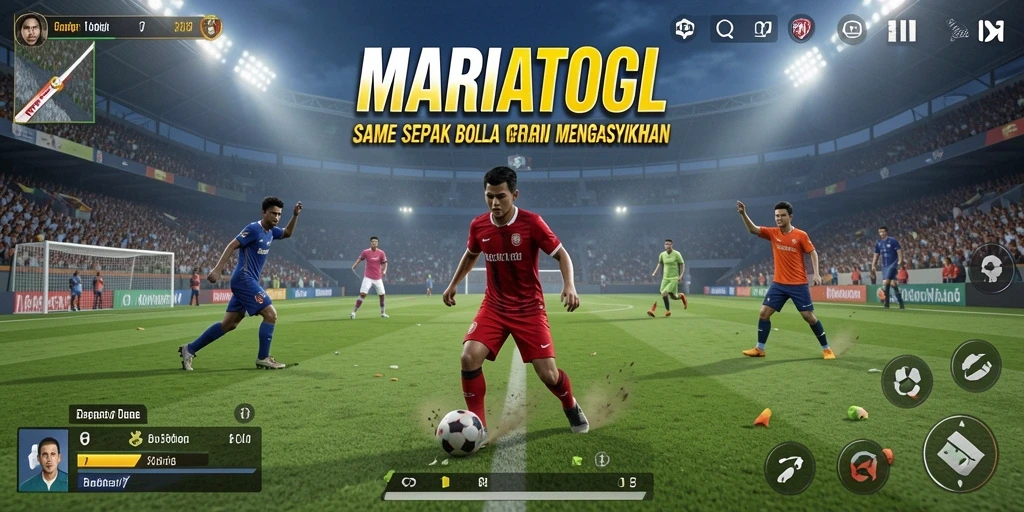 Tampilan gameplay seru dalam MARIATOGL yang memukau.