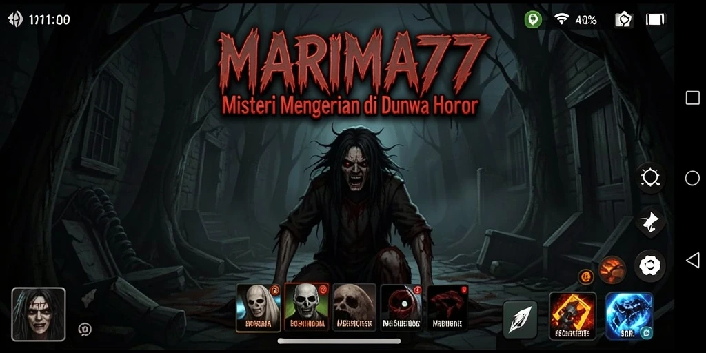 Gameplay seram di MARIMA77 yang menegangkan dan mendebarkan.