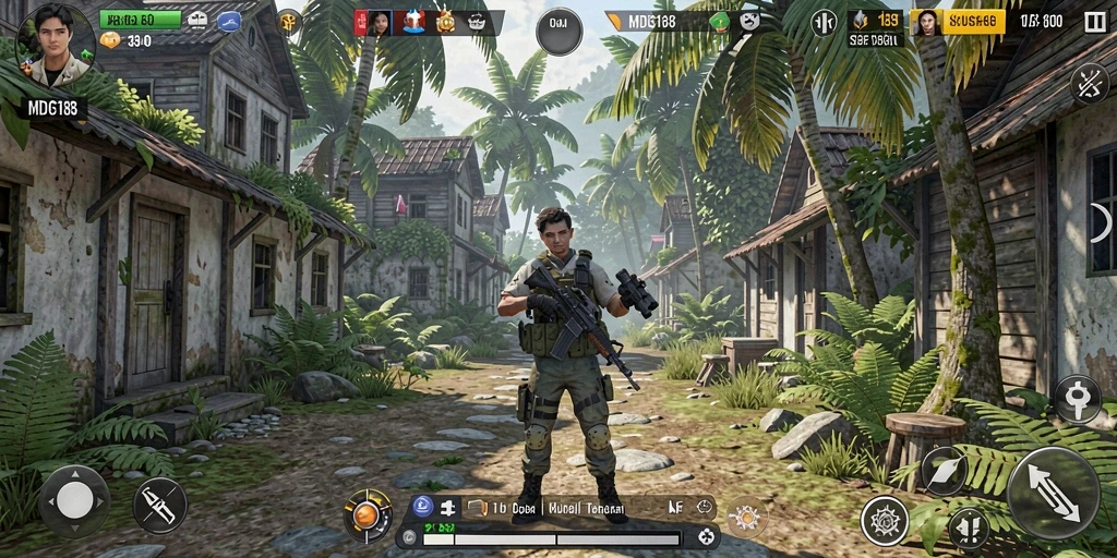 Screenshot gameplay MDG188 menampilkan aksi seru dalam dunia virtual.