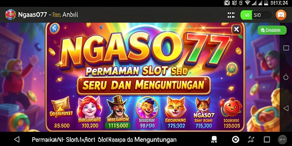 Tampilan gameplay slot yang seru dan interaktif.
