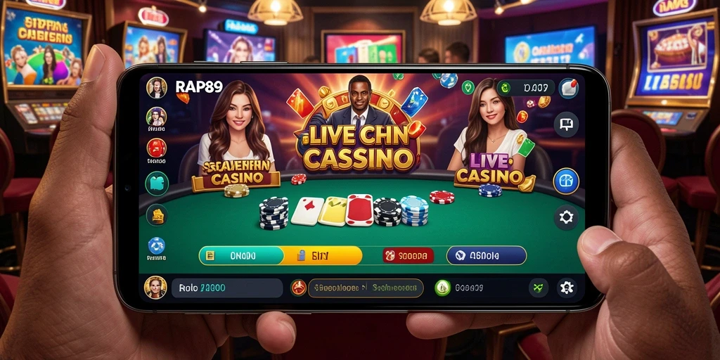 Tampilkan momen seru saat bermain Live Casino di RAP89.