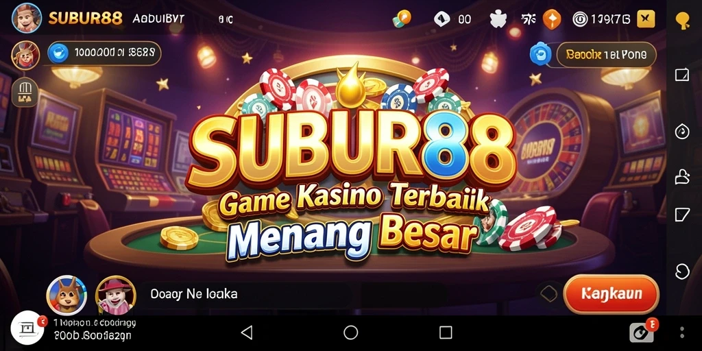 Tampilan permainan Kasino yang menarik dan seru di SUBUR88.