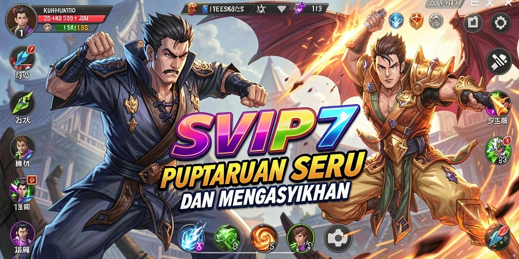 Gameplay SVIP7 menampilkan aksi pertarungan yang mendebarkan dan intens.