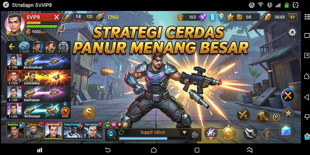 Tampilan gameplay strategis dari SVIP8 yang menantang.